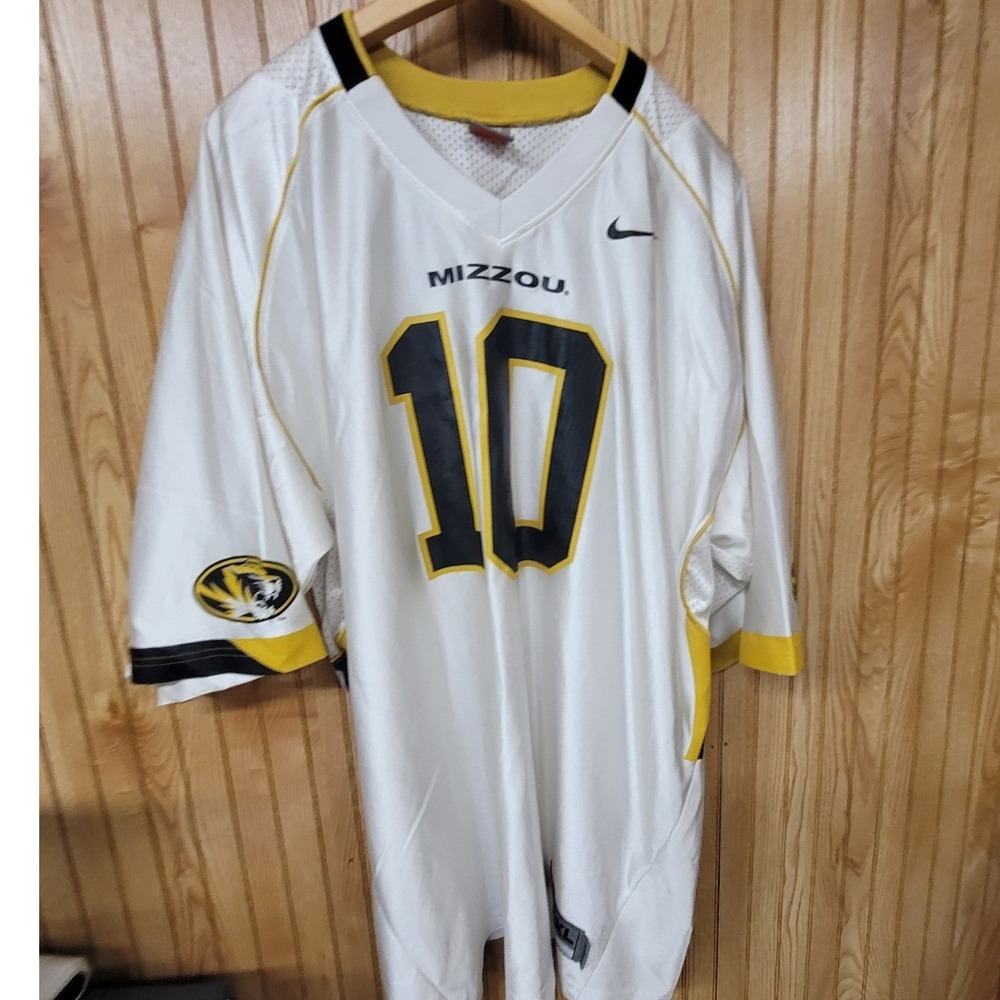 Nike Mizzou Missouri Tigers #10 Football Jersey Mens XXL SEC Gameday Tailgate